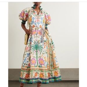 ZIMMERMANN
Ginger Swing belted floral-print ramie-voile maxi size 4 (us 12)